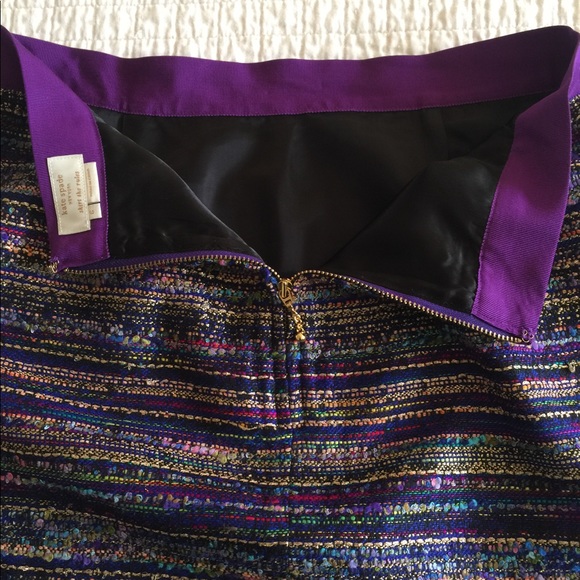 Kate Spade “Kylie” multicolor/metallic skirt - Picture 6 of 6